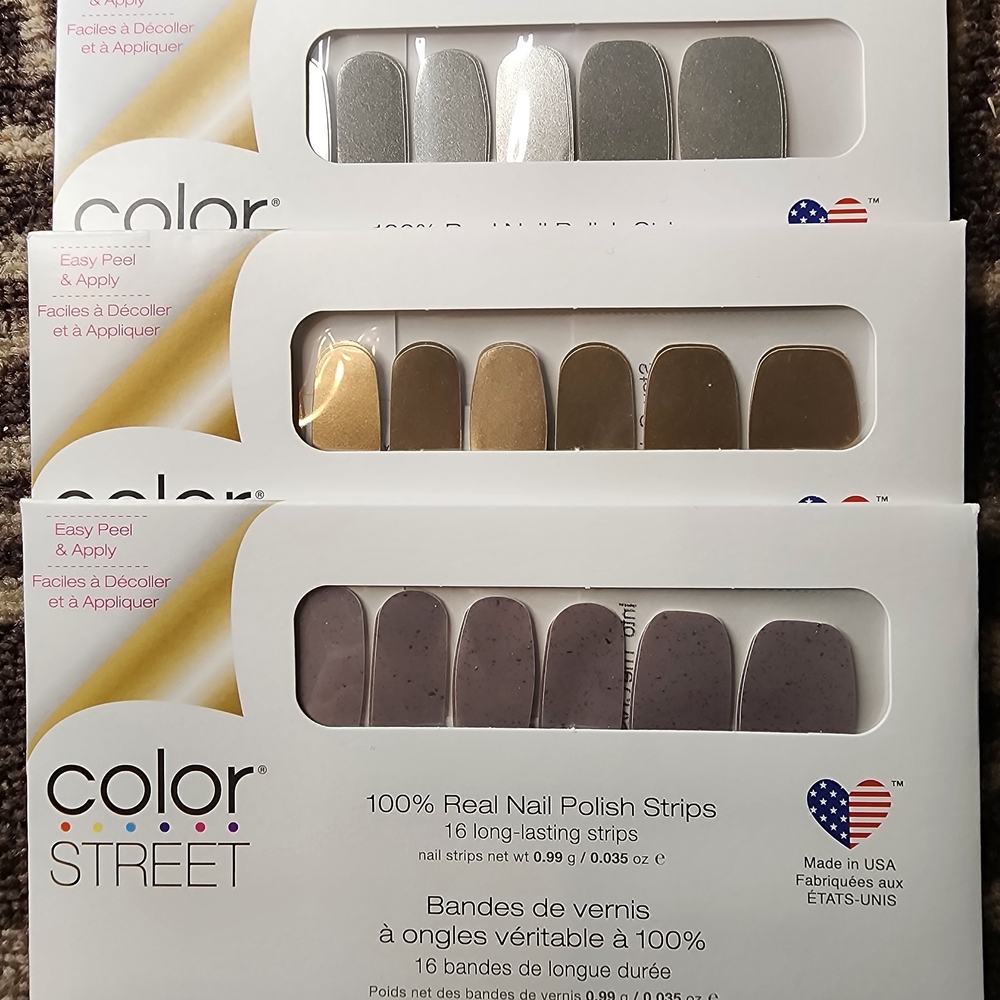 Color Street Silver Lust Nail Polish Strips